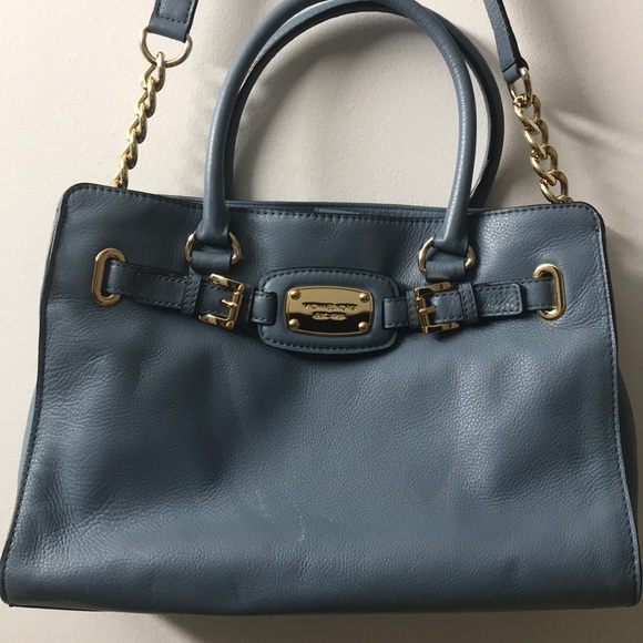 Authentic Michael Kors Hamilton Blue bag - Picture 3 of 11